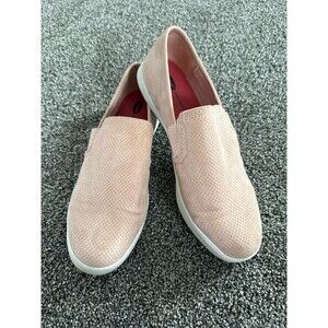 Dr. Scholl’s Slip-On Sneakers Womens 9.5M Blush Pink Perforated Memory
